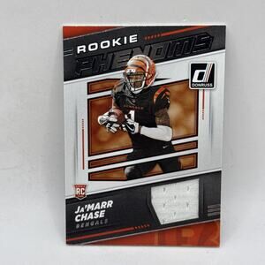 2021 Panini Donruss - Rookie Phenom Jerseys Ja'Marr Chase #RPJ-JMC (MEM, RC) NFL